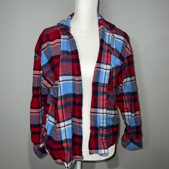 Pink Rose flannel size S - Picture 2 of 4